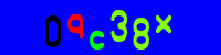 Blue Captcha Image