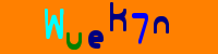 Blue Captcha Image