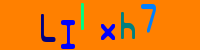 Blue Captcha Image