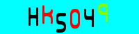 Blue Captcha Image