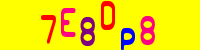 Blue Captcha Image
