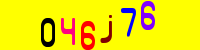 Blue Captcha Image