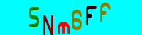 Blue Captcha Image