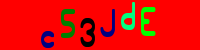 Blue Captcha Image