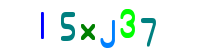 Blue Captcha Image