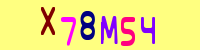 Blue Captcha Image