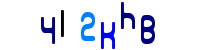 Blue Captcha Image