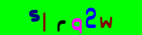 Blue Captcha Image