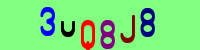 Blue Captcha Image