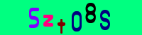 Blue Captcha Image