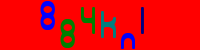 Blue Captcha Image