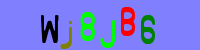 Blue Captcha Image