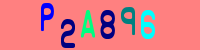Blue Captcha Image