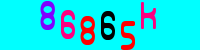 Blue Captcha Image