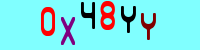 Blue Captcha Image