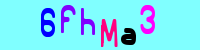 Blue Captcha Image