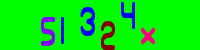 Blue Captcha Image