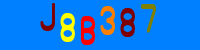 Blue Captcha Image