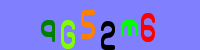 Blue Captcha Image
