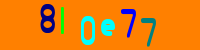 Blue Captcha Image