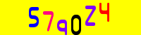 Blue Captcha Image