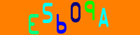 Blue Captcha Image