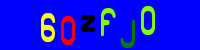 Blue Captcha Image