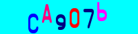Blue Captcha Image