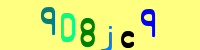 Blue Captcha Image