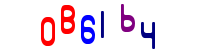 Blue Captcha Image