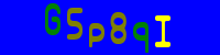 Blue Captcha Image