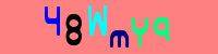 Blue Captcha Image
