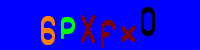 Blue Captcha Image