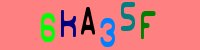 Blue Captcha Image