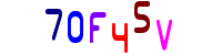 Blue Captcha Image