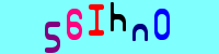 Blue Captcha Image