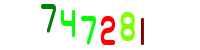 Blue Captcha Image