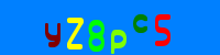 Blue Captcha Image