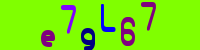 Blue Captcha Image