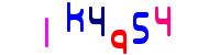 Blue Captcha Image