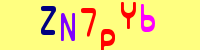 Blue Captcha Image