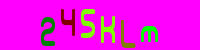 Blue Captcha Image