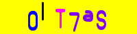 Blue Captcha Image