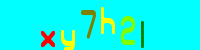Blue Captcha Image