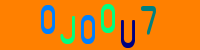 Blue Captcha Image