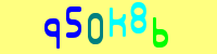 Blue Captcha Image