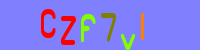 Blue Captcha Image