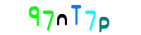Blue Captcha Image