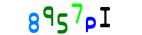 Blue Captcha Image