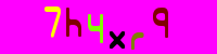Blue Captcha Image